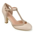 thumbnail image 1 of Journee Collection Olina Women's Mary Jane Heels Color: Beige Size: 10, 1 of 4