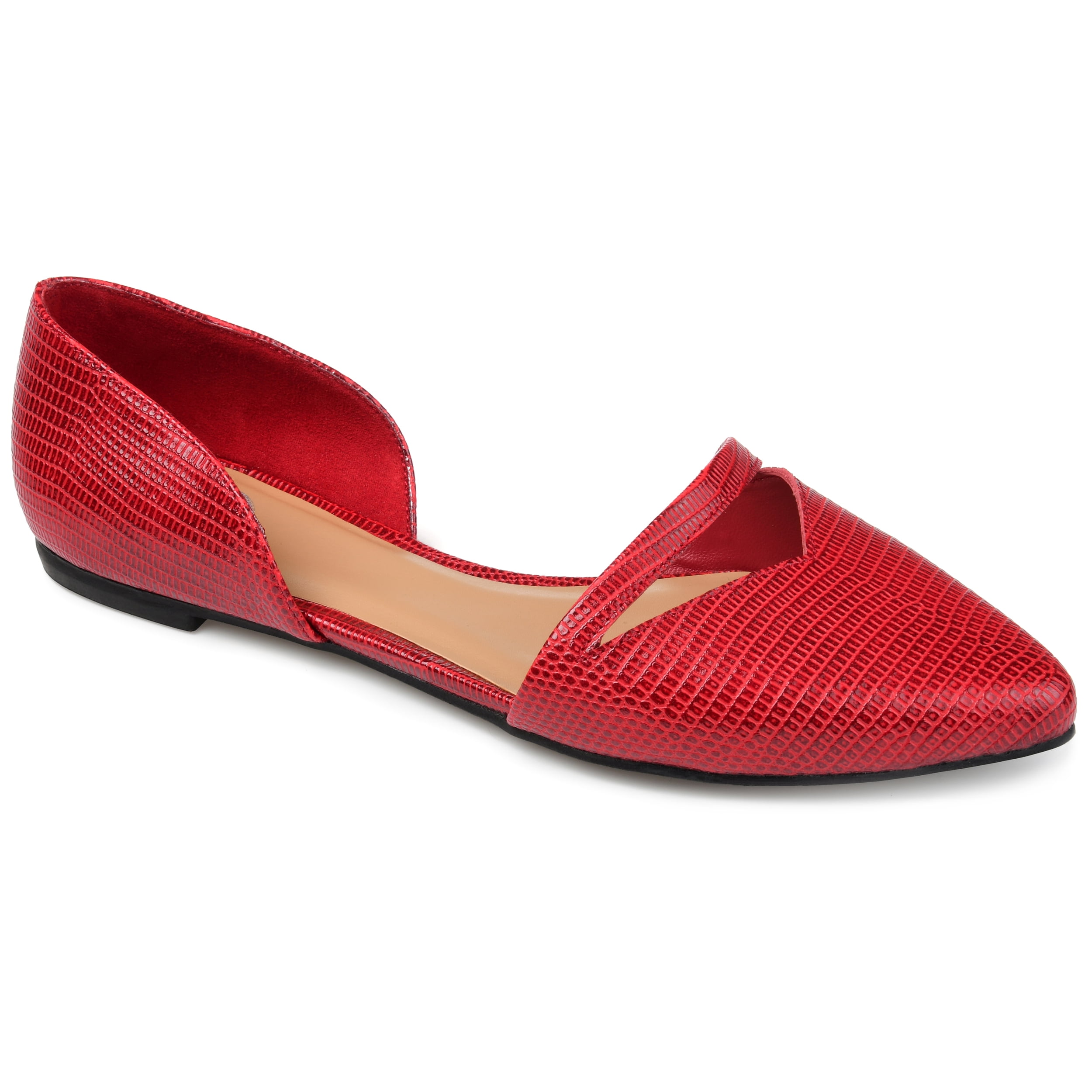 Journee Collection Womens Patricia Slip On Pointed Toe Ballet