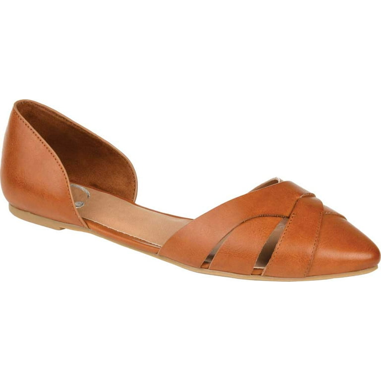 Almond toe cheap ballet flats