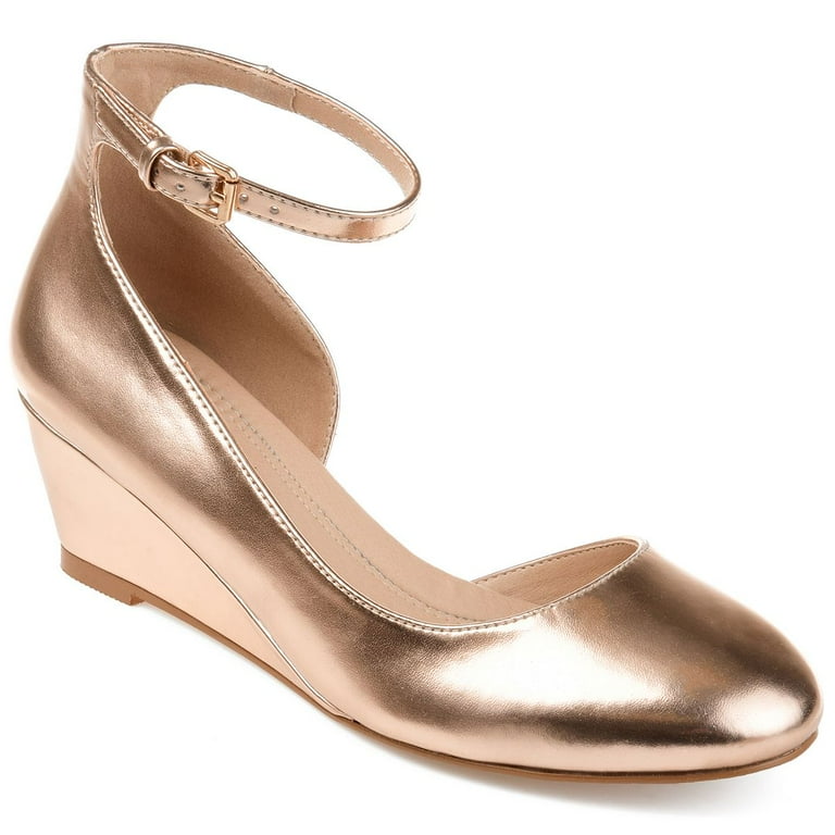 Journee Collection Women s Seely Pumps Gold Size 9.5 M Walmart
