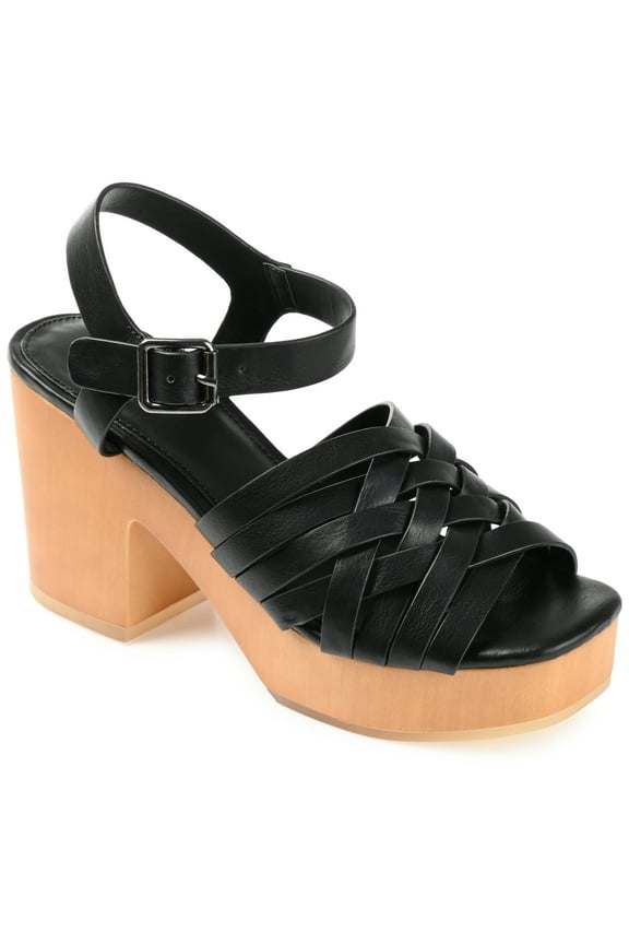 Womens Addisyn Woven Detail Clog Sandals