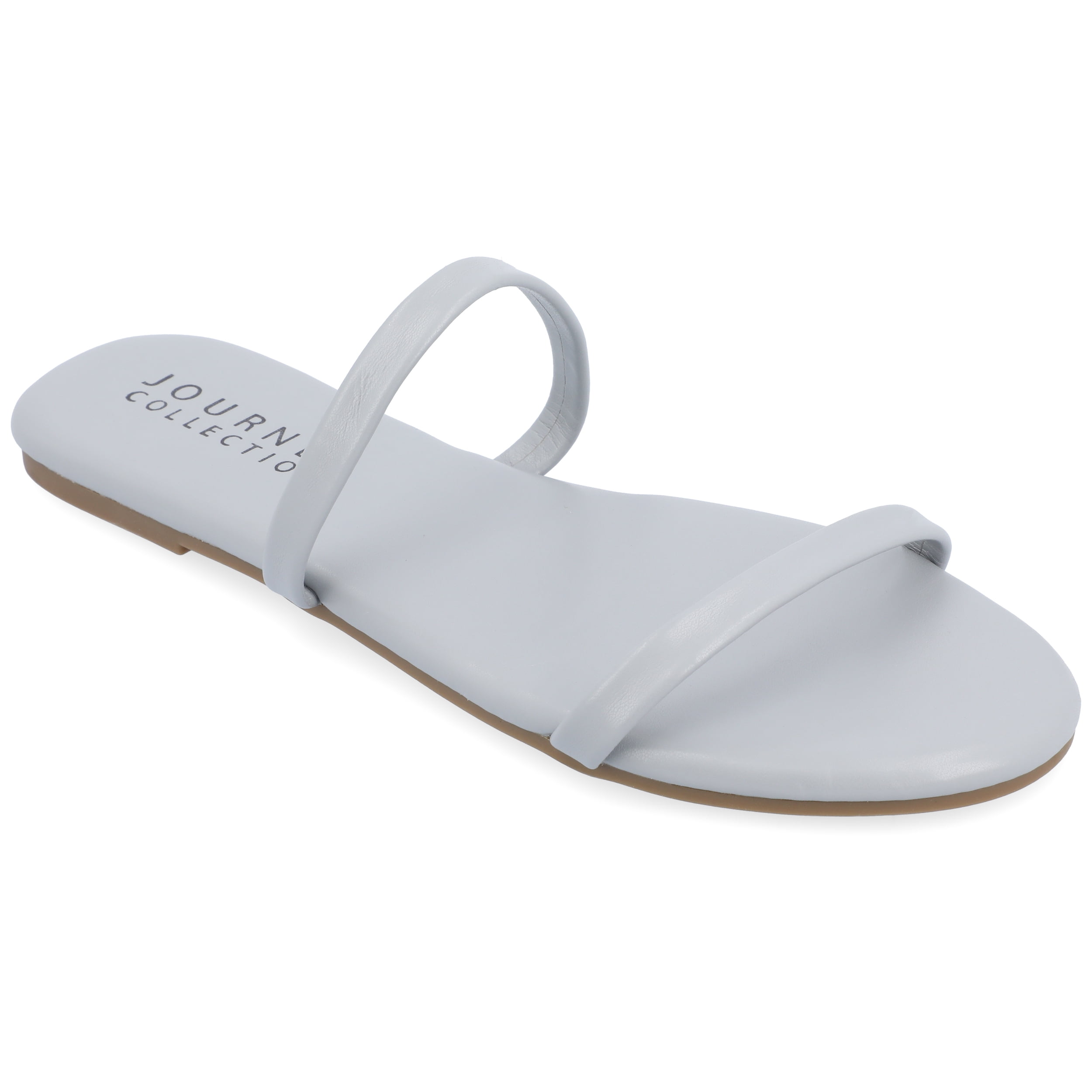 Journee Collection Womens Adyrae Tru Comfort Foam Slide Flat Sandals