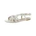 thumbnail image 1 of Journee Collection Womens ALORRA Vegan Leather Open Toe Flatform Sandals, 1 of 6