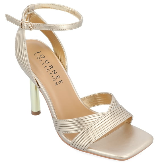 Journee Collection Womens Annett Tru Comfort Foam Mid Heel Open Toe Pumps