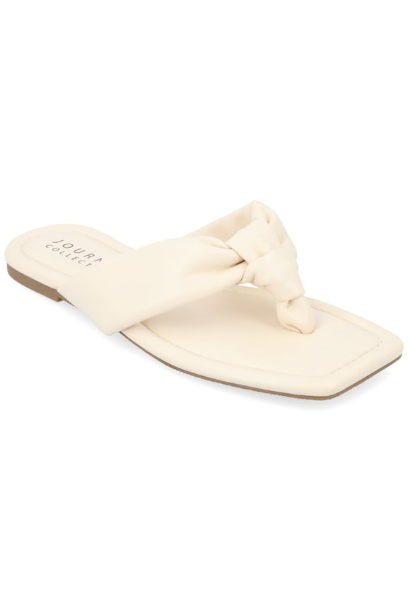 Collection Womens Ares Tru Comfort Foam Light Puff Flip Flop Sandals