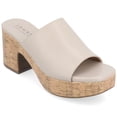 thumbnail image 1 of Journee Collection Womens Astter Tru Comfort Foam Slip On Platform Open Toe Sandals, 1 of 3