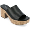 thumbnail image 1 of Journee Collection Womens Astter Tru Comfort Foam Slip On Platform Open Toe Sandals, 1 of 3