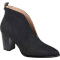 thumbnail image 1 of Journee Collection Womens Bellamy Embossed Pointed Toe Booties, 1 of 6
