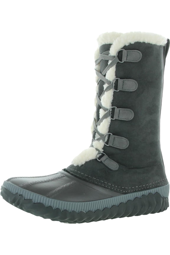 Collection Womens Blizzard Faux Suede Cold Weather Winter & Snow Boots