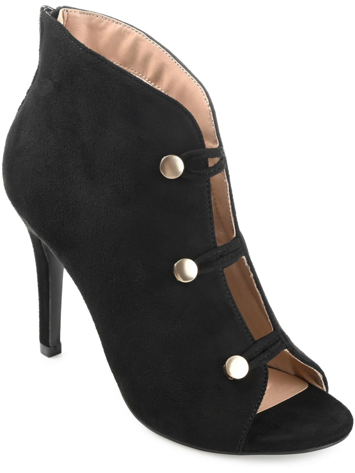 Journee Collection Womens Brecklin Faux Suede Booties