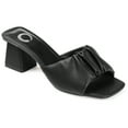 thumbnail image 1 of Journee Collection Womens Briarr Open Square Toe Block Heel Sandals, 1 of 7