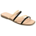 thumbnail image 1 of Journee Collection Womens Brinna Tru Comfort Foam Low Stacked Heel Slide Sandals, 1 of 6