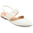 thumbnail image 1 of Journee Collection Womens Brinney Ballet Pointed Toe Pull On Flats, 1 of 6