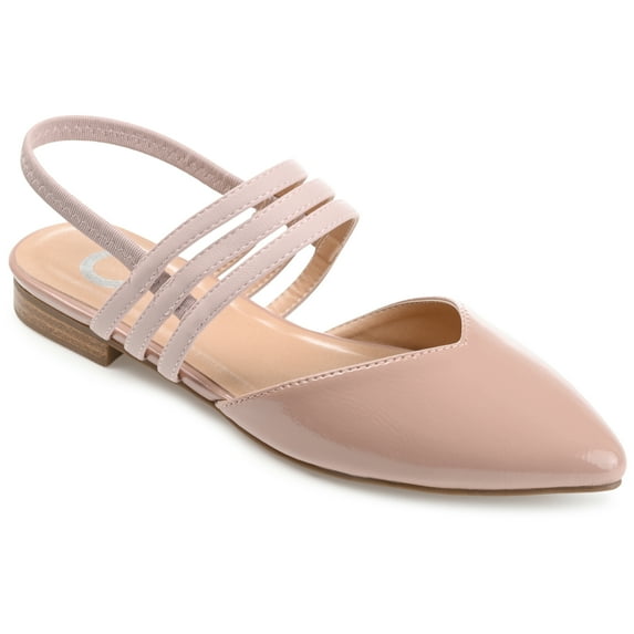Journee Collection Womens Brinney Ballet Pointed Toe Pull On Flats