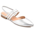 thumbnail image 1 of Journee Collection Womens Brinney Ballet Pointed Toe Pull On Flats, 1 of 6