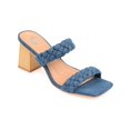 thumbnail image 1 of Journee Collection Womens Laceless Denim Block Heel, 1 of 6