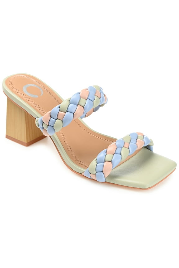 Collection Womens Bronte Tru Comfort Foam Open Square Toe Block Heel Sandals