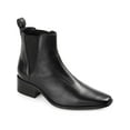 thumbnail image 1 of Journee Collection Womens Brooklee Leather Square Toe Booties, 1 of 3