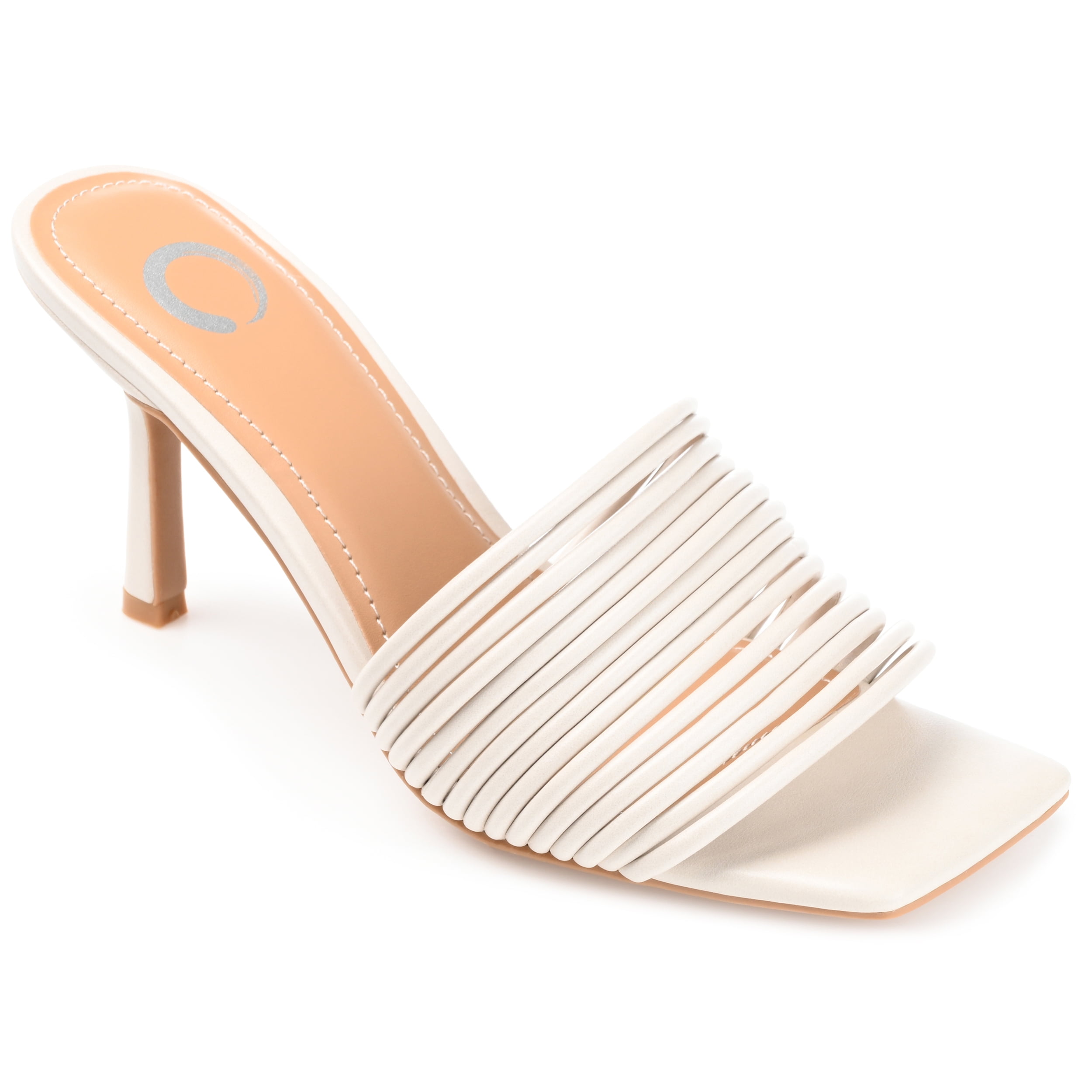 Journee Womens Calliope Open Toe High Stiletto Sandals