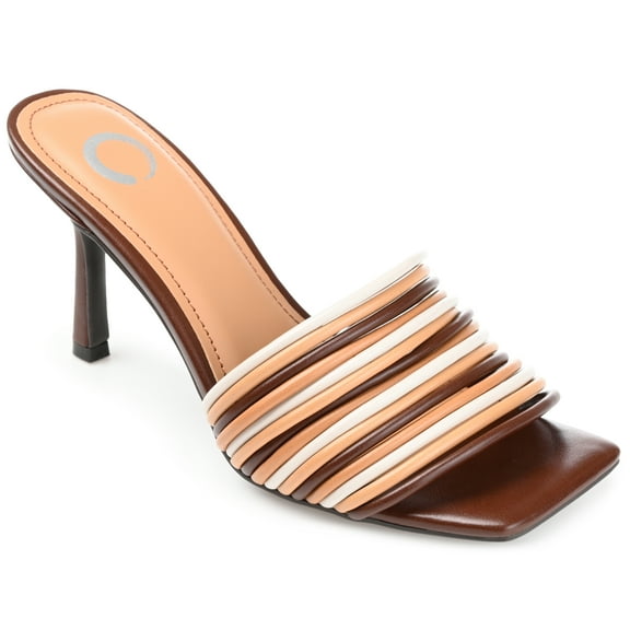 Journee Collection Womens Calliope Tru Comfort Foam Open Toe High Stiletto Pumps