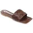 thumbnail image 1 of Journee Collection Womens Cassay Tru Comfort Foam Slide Low Block Heel Sandals, 1 of 6