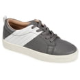 thumbnail image 1 of Journee Womens Raaye Two-Tone Lace-Up Sneakers, 1 of 8