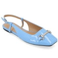 thumbnail image 1 of Journee Collection Womens Ceecy Tru Comfort Foam Sling Back Buckle Square Toe Flats, 1 of 6