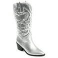 thumbnail image 1 of Journee Womens Chantry Pointed Toe Pull On Western Boots, 1 of 9