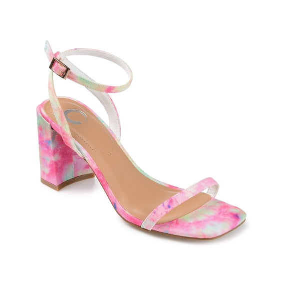 Journee Collection Womens Chasity Buckle Dressy Block Heels