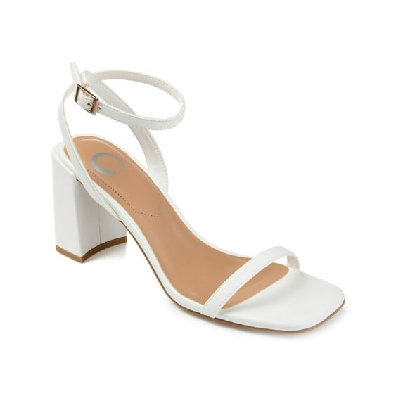 Journee Collection Womens Chasity Buckle Dressy Block Heels