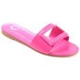 thumbnail image 1 of Journee Collection Womens Clair Tru Comfort Foam Slide Low Block Heel Sandals, 1 of 6