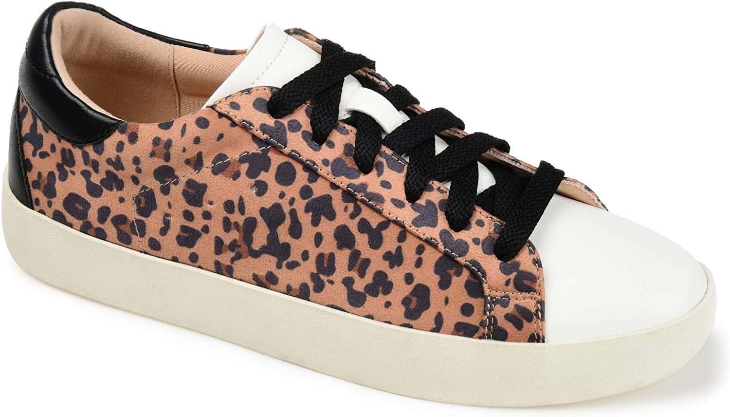 JOURNEE COLLECTION Womens Brown Cushioned Erica Round Toe Platform Lace-Up Sneakers Shoes M