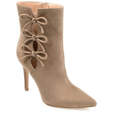 Journee Collection Womens Deandra Tru Comfort Foam Inside Zip Stiletto Booties