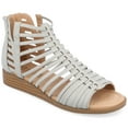 thumbnail image 1 of Journee Women's Delilah Tru Comfort Gladiator Wedge Sandals, Wide Width Available, 1 of 7