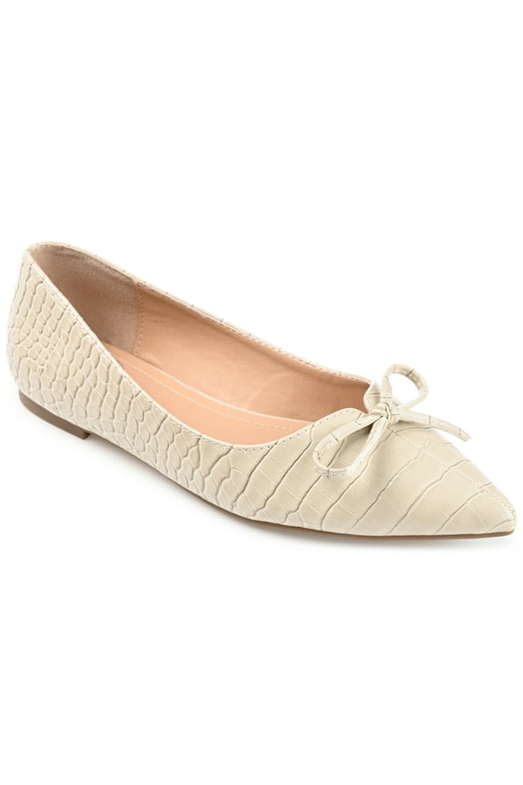 Collection Womens Devalyn Ballet Pointed Toe Slip On Flats