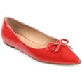 thumbnail image 1 of Journee Collection Womens Devalyn Ballet Pointed Toe Slip On Flats, 1 of 6