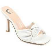 Journee Collection Womens Diorra Open Toe High Stiletto Pumps