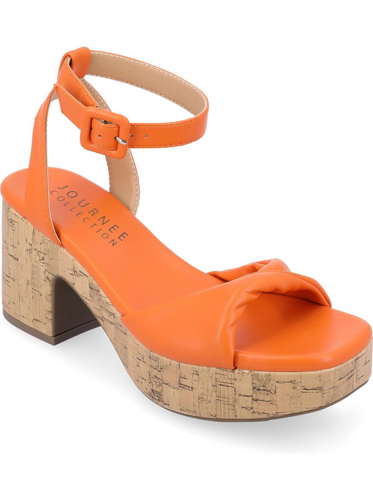 Journee Collection Womens Eianna Tru Comfort Foam Ankle Strap Platform Sandals