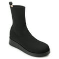 thumbnail image 1 of Journee Collection Womens Ebby Tru Comfort Foam Pull On Platform Booties, 1 of 6