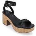 thumbnail image 1 of Journee Collection Womens Eianna Tru Comfort Foam Ankle Strap Platform Sandals, 1 of 6