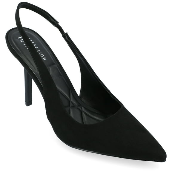 Journee Womens Elenney Mid Heel Pointed Toe Pumps, Widths Available