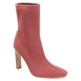 thumbnail image 1 of Journee Womens Elissa Pull On Stacked Heel Booties, 1 of 8