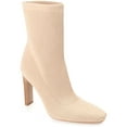 thumbnail image 1 of Journee Collection Womens Elissa Stacked Heel Pull on Ankle Boots, 1 of 3