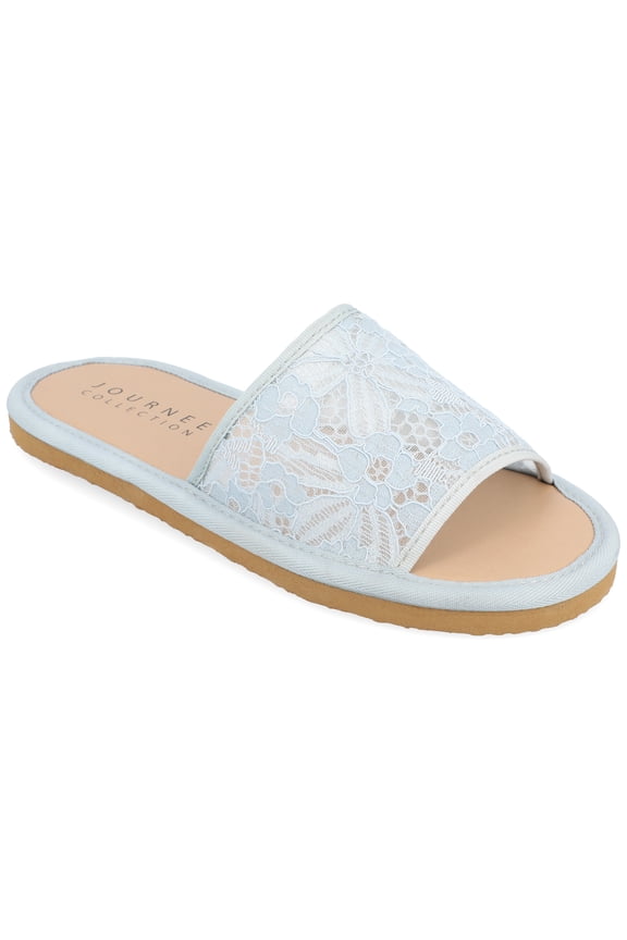 Collection Womens Eniola Tru Comfort Foam Slide Flat Sandals