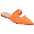 thumbnail image 1 of Journee Collection Womens Enniss Open Side Pointed Toe Mule Flats, 1 of 7