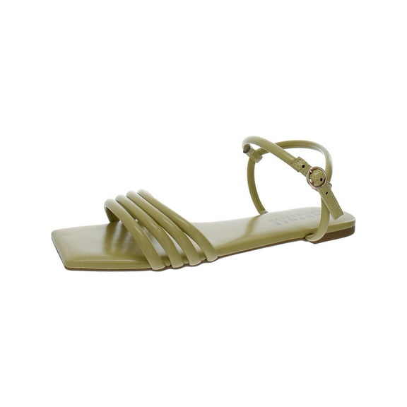 Journee Collection Womens Faux Leather Ankle Strap