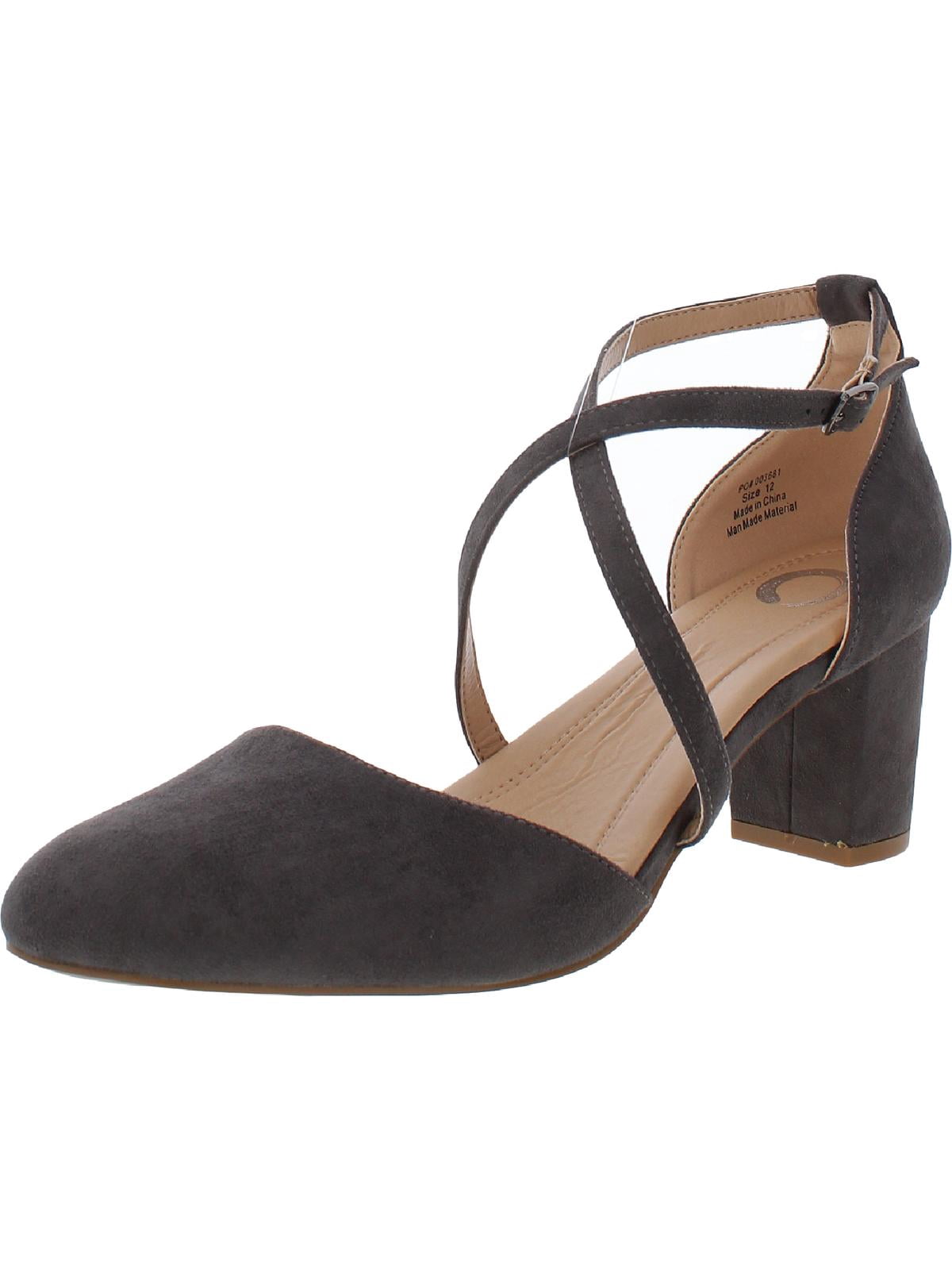 Journee Collection Womens Foster Tru Comfort Foam Almond Toe Mid Block