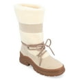 thumbnail image 1 of Journee Collection Womens Galina Tru Comfort Foam Mid Calf Pull On Winter Boot, 1 of 6