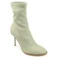 thumbnail image 1 of Journee Collection Womens Gizzel Almond Toe Stiletto High Ankle Booties, 1 of 6
