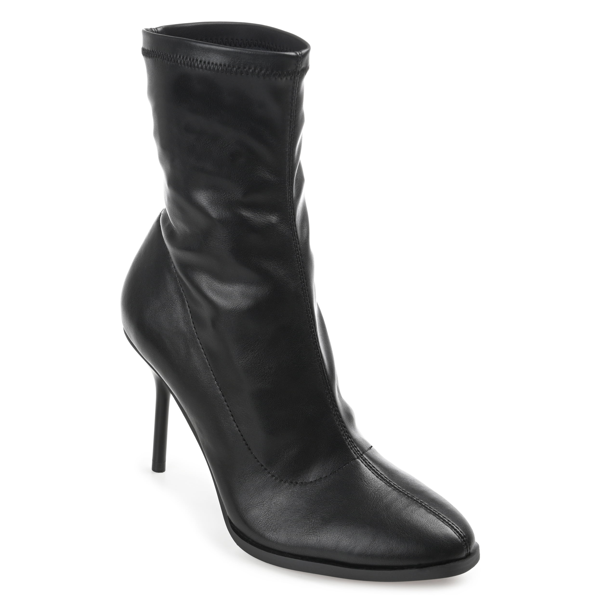Journee Collection Womens Gizzel Almond Toe Stiletto High Ankle Booties